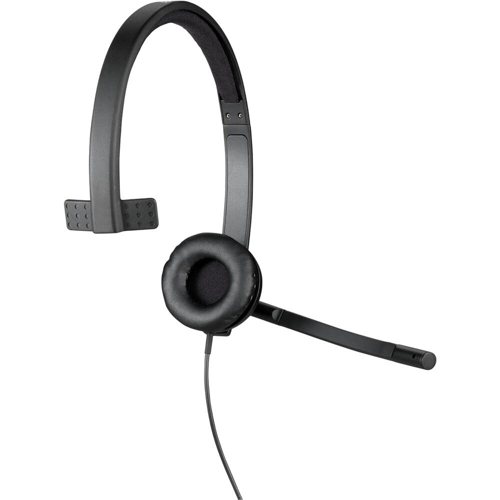 NWT! Logitech H570e‎ Wired Headset Mono Headphones-Noise-Cancelling Microphone - Picture 7 of 8